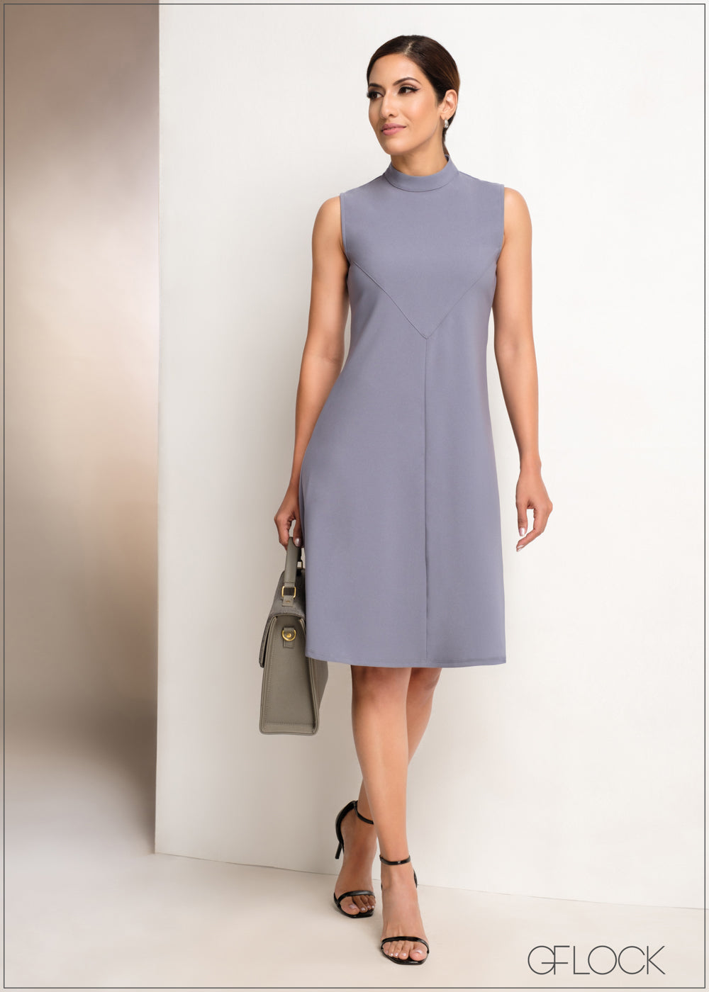 Mini Dress With Seam Details - 181223