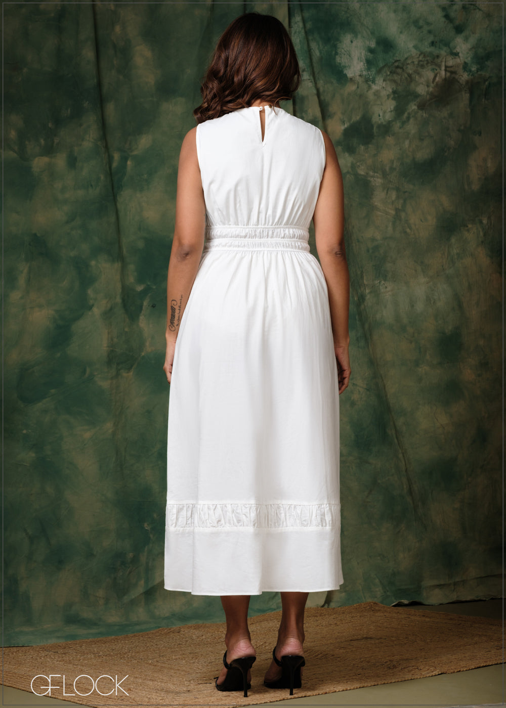 Gathered Detailed Dress - 171225