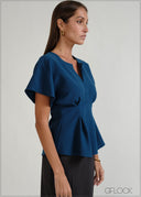 Front Pleated Top - 070926
