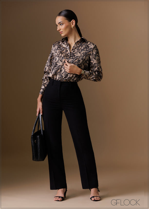 Printed Basic Shirt - 120925
