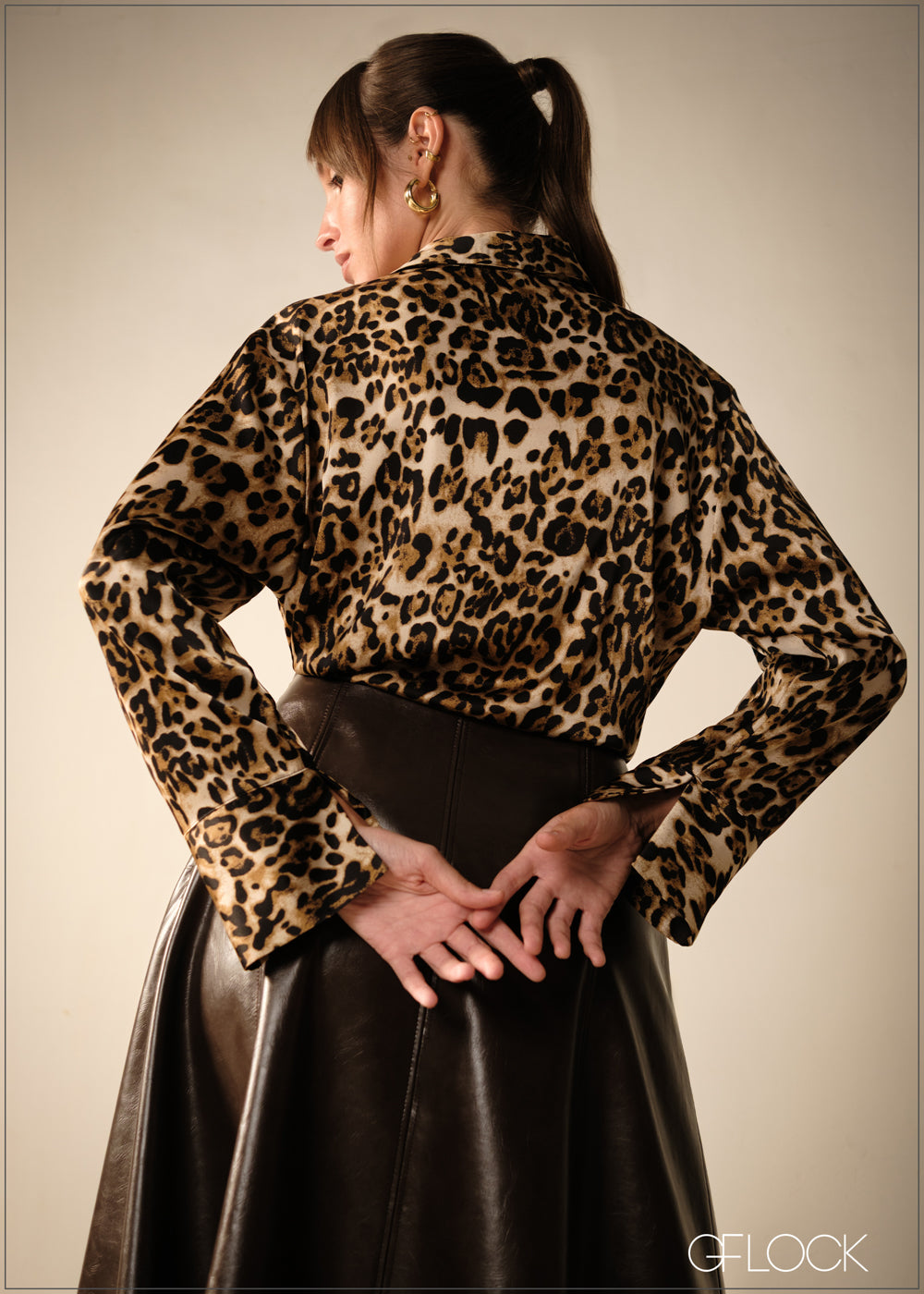 High Waist Midi Skirt - 271125