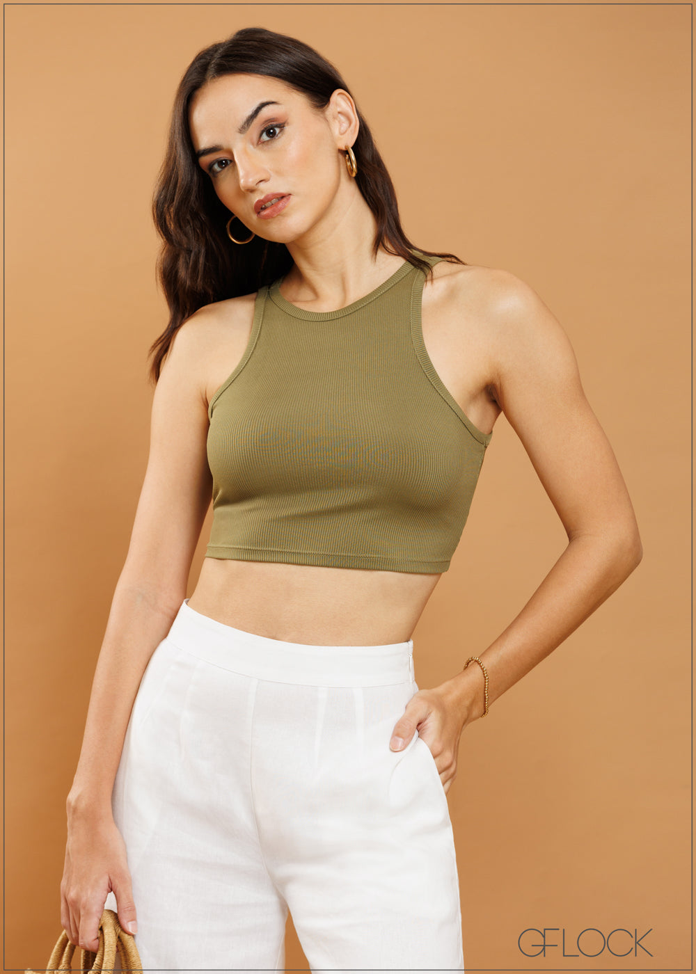 Sleeveless Crop Top - 070325