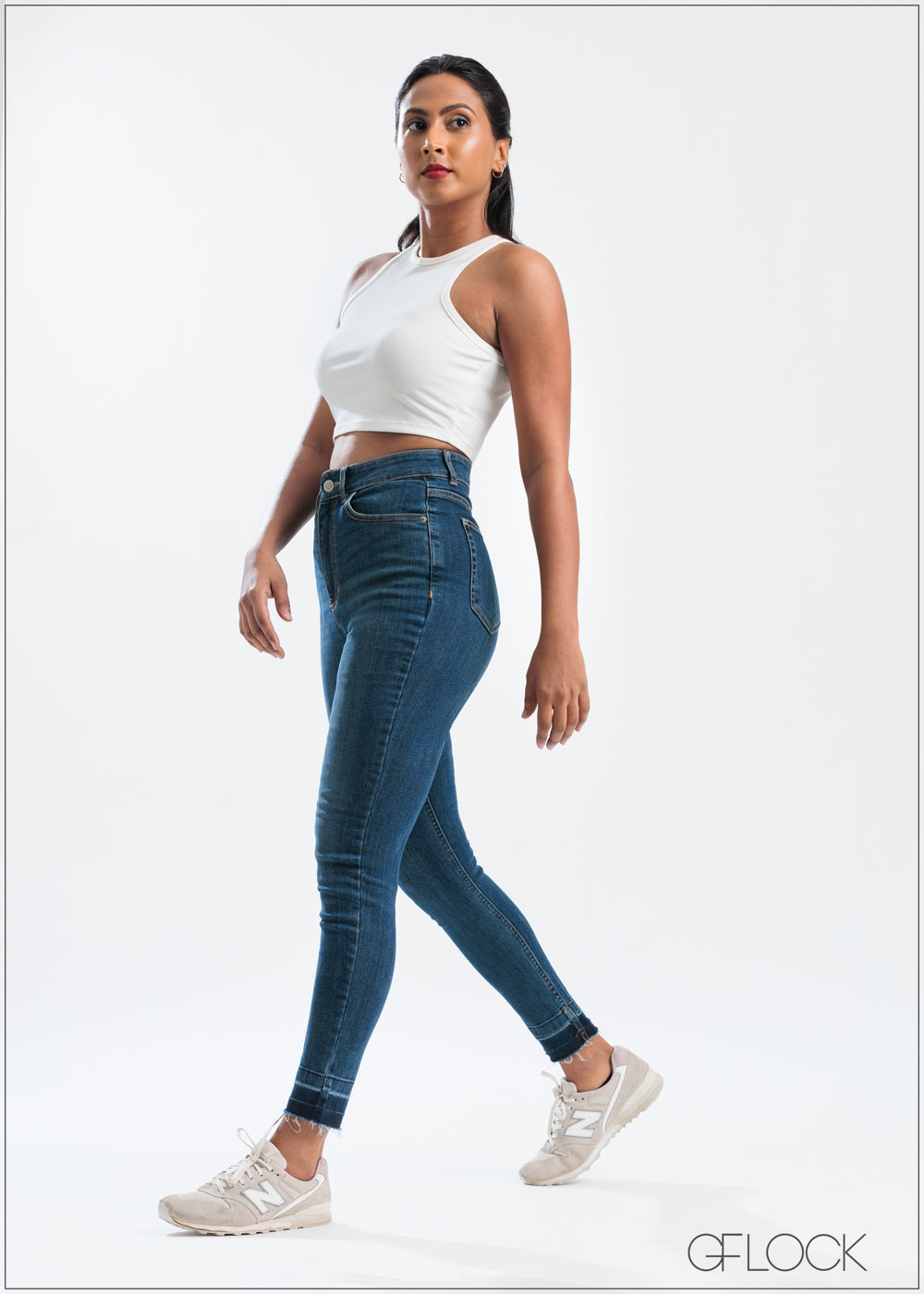 Skinny Let Hem Jean - 131124