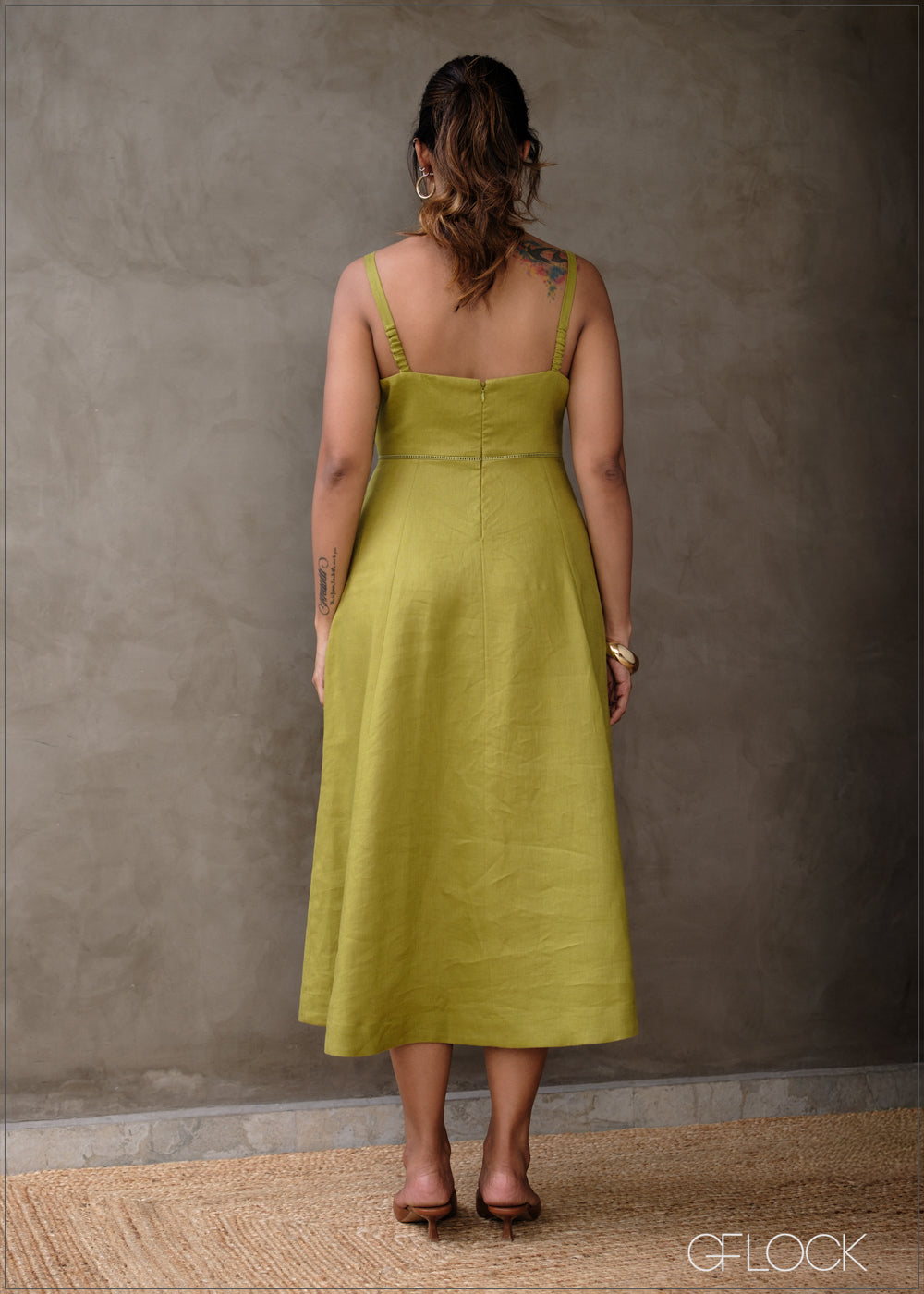 Lace Detailed Dress - 131025