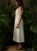 Belt Detailed Dress - 210326