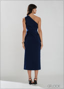One Shoulder Midi Dress - 050626