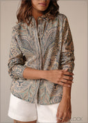 Placement Print Shirt - 190326