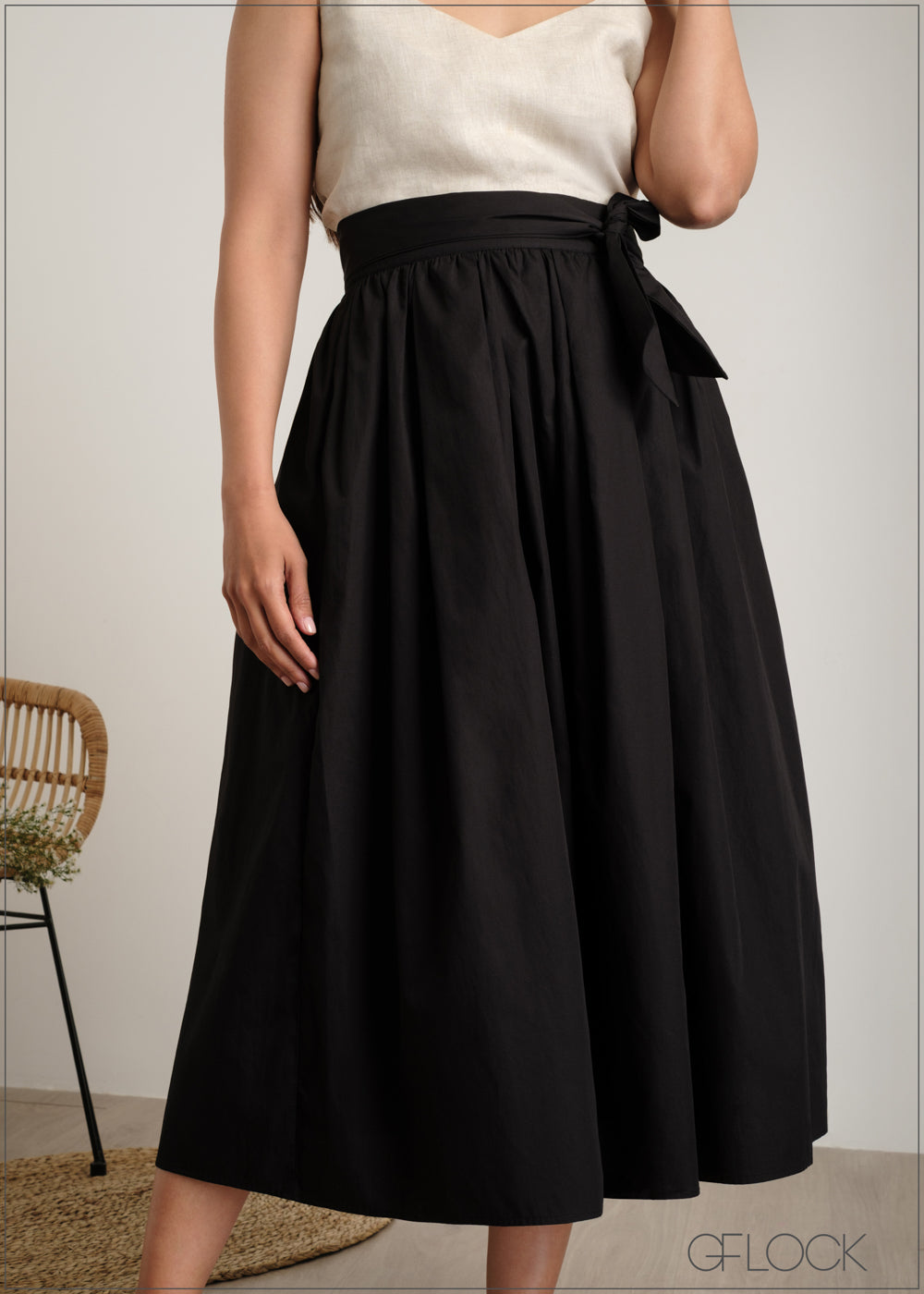 Knot Detailed Skirt - 060625