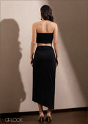 Gathered Midi Skirt - 140325