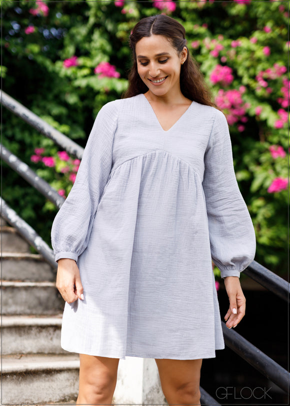 Gauze Smock Dress - 020824