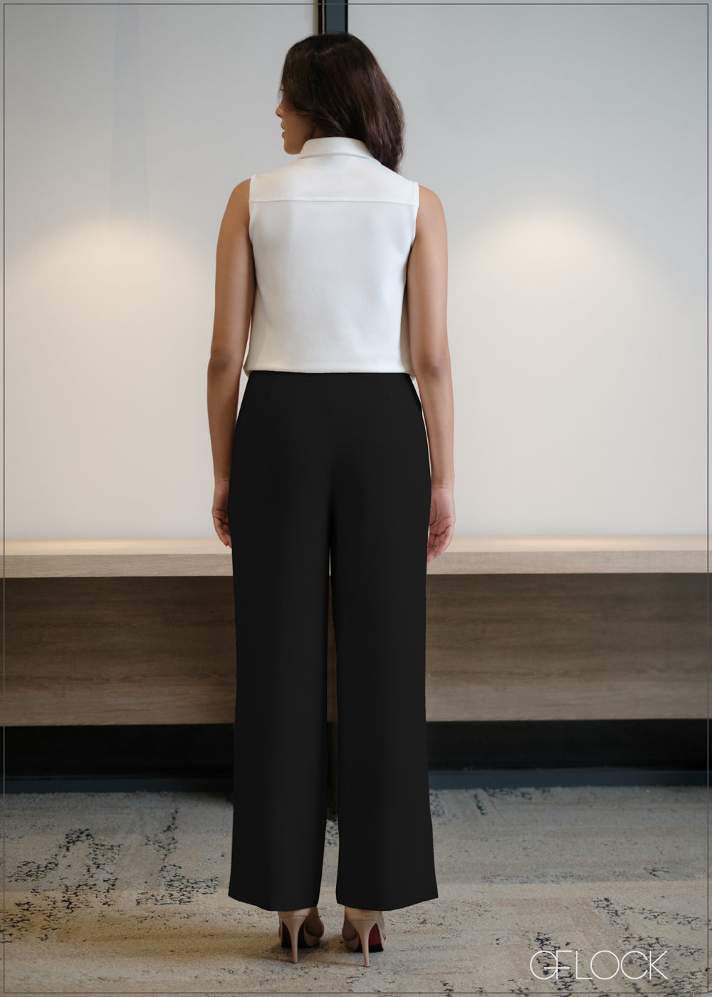 Front Dart Detail Flare Pant - 140823