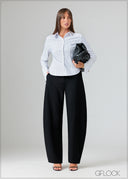 Long Sleeve Cuff Detailed Shirt - 070426