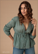 Lace Insert Top - 140926