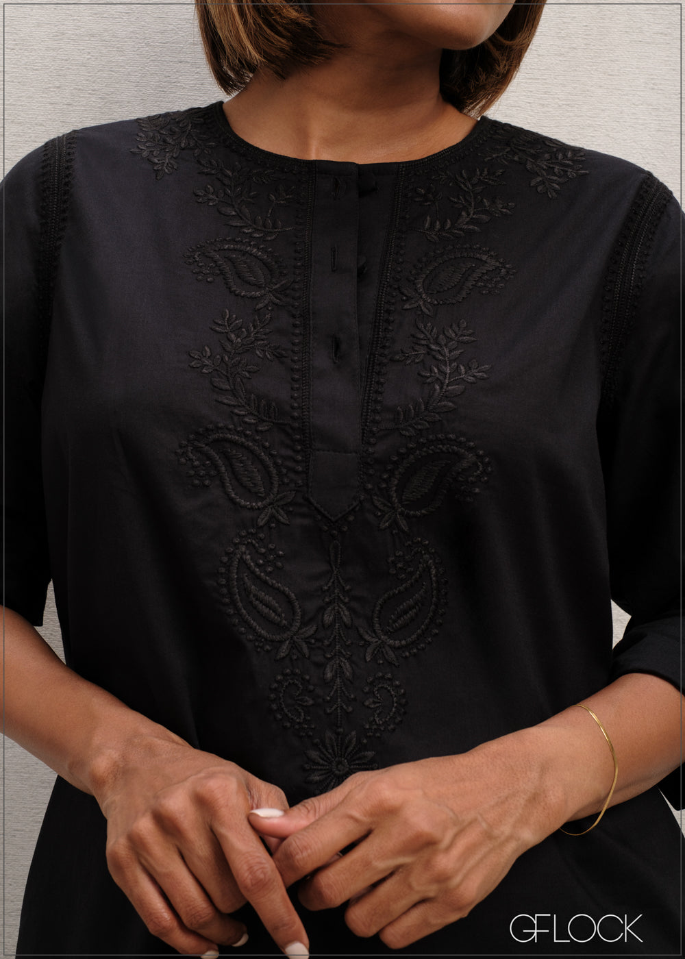 Embroidered Short Kurta Top - 300625