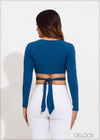Tie Detail Crop Top - 050623