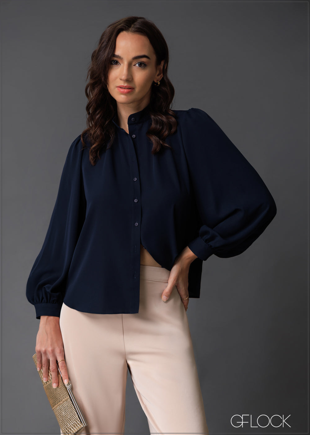 Balloon Sleeved Top - 020525