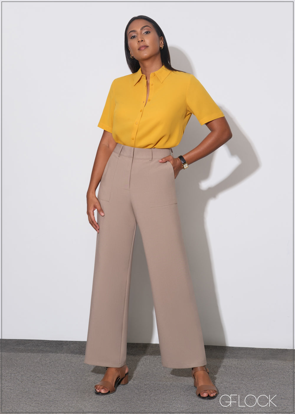 Straight Leg Pant With Pockets - 070725