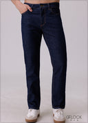 Slim Fit Dark-Wash Jean - Short Length - 110326D