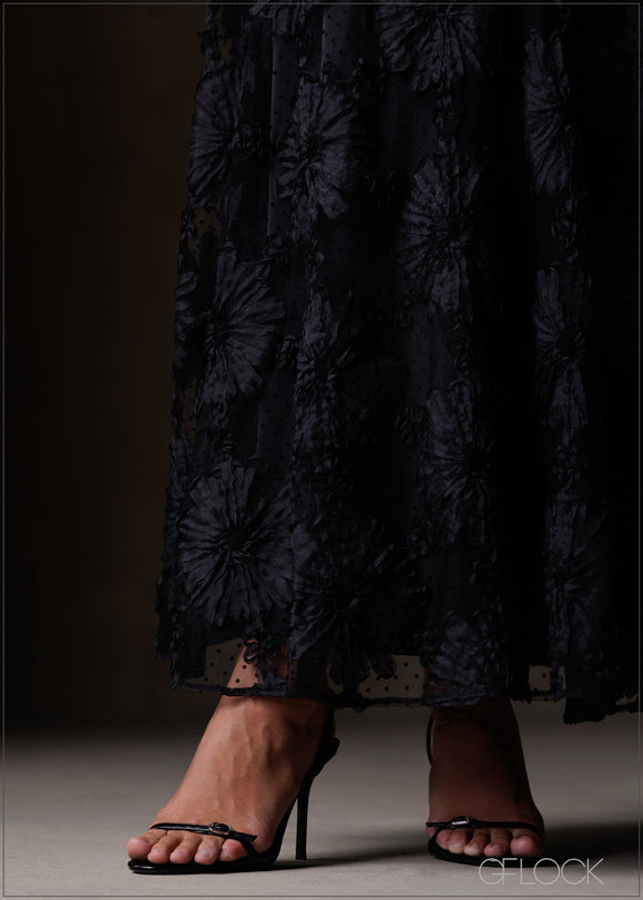 High Waist Maxi Skirt - 191225