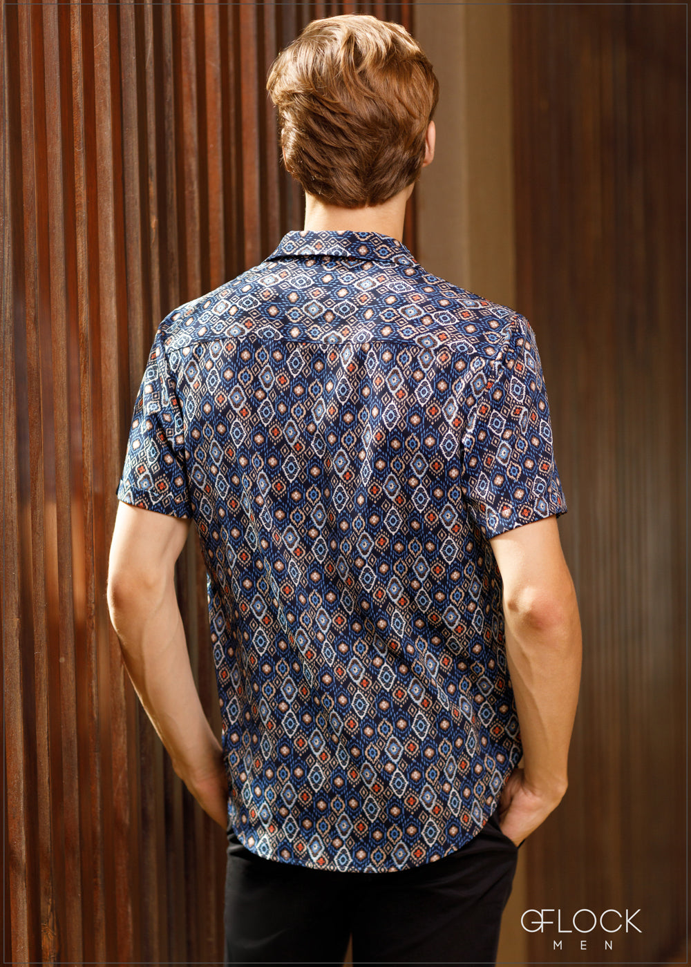 Roll-Up Short Sleeve Printed Shirt - 060624 - 02