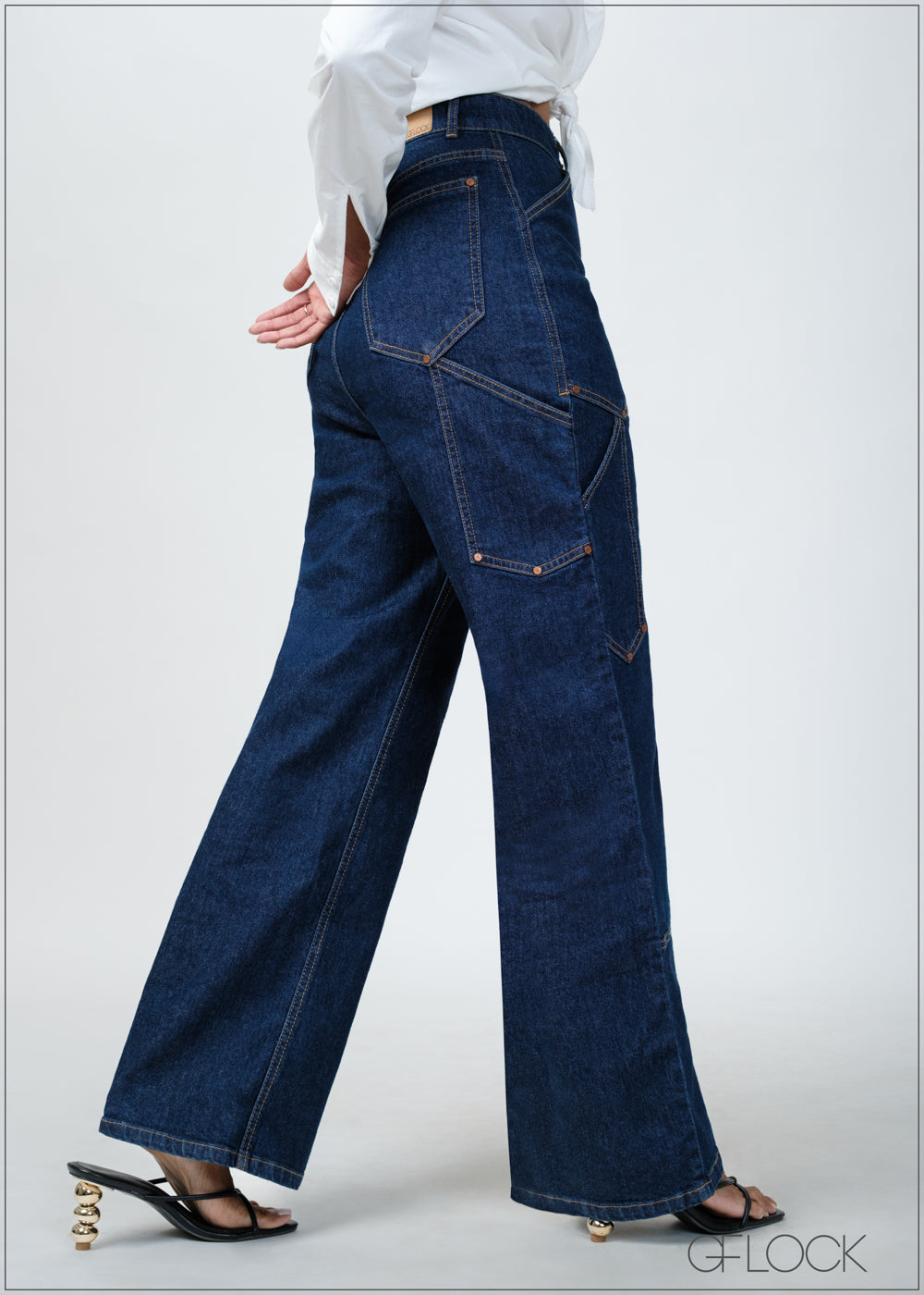 Pocket Detail Jean - Long Length - 090425