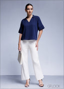 Front Seam Detail Pant - 100425