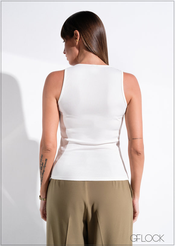 Rib Tank Top - 011225