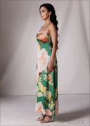 Backless Strappy Maxi Dress - 151026