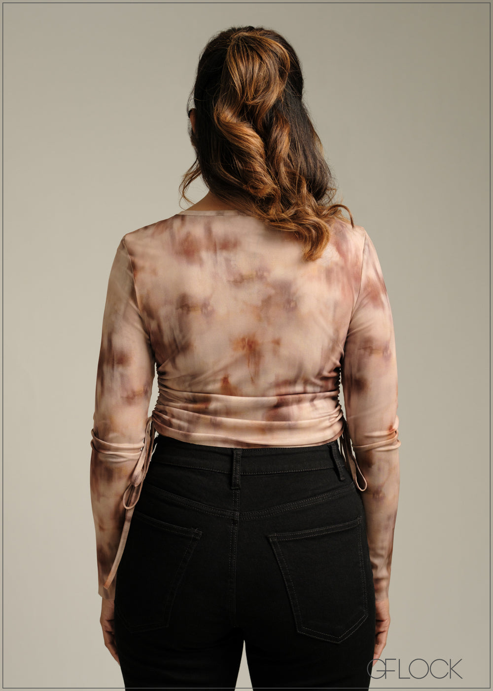 Side Ruched Crop Top - 190925