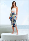 Printed Wrap Skirt - 260623