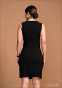 Gathered Short Dress - 120424