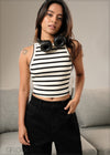 Stripe Crop Top - 100925