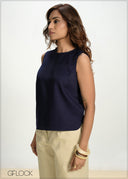 Sleeveless Basic Top - 130826