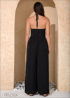 V-Neck Jumpsuit - 070225