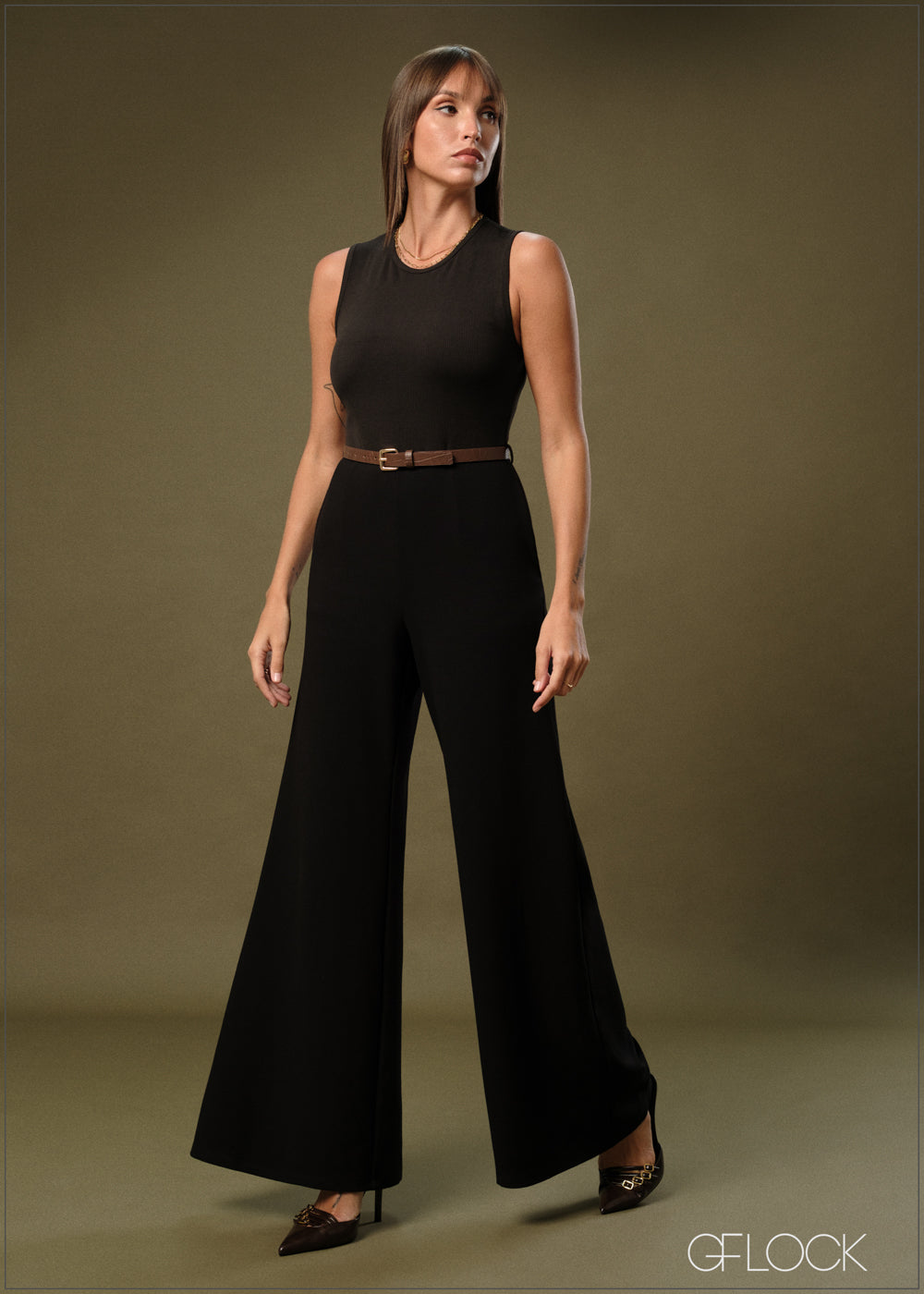 Sleeveless Jumpsuit - 070126