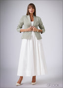 Printed Blazer - 230326