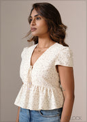 Floral Cotton Top - 121026
