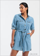 Light Wash Dress - 100325