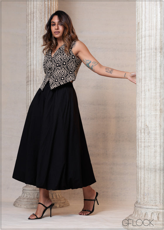 Balloon Midi Skirt - 131025