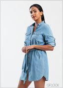 Light Wash Dress - 100325