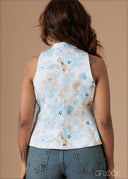 Printed Waistcoat - 140926