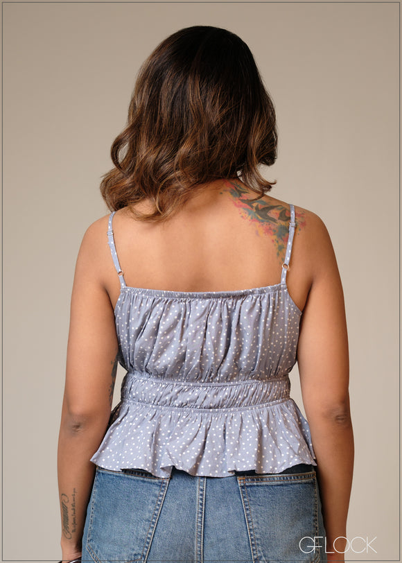 Bustier Detailed Crop Top - 101125