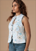 Printed Waistcoat - 140926