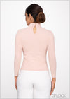 High Neck Long Sleeve Top - 290523
