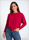 Dolman Sleeve Top - 030225