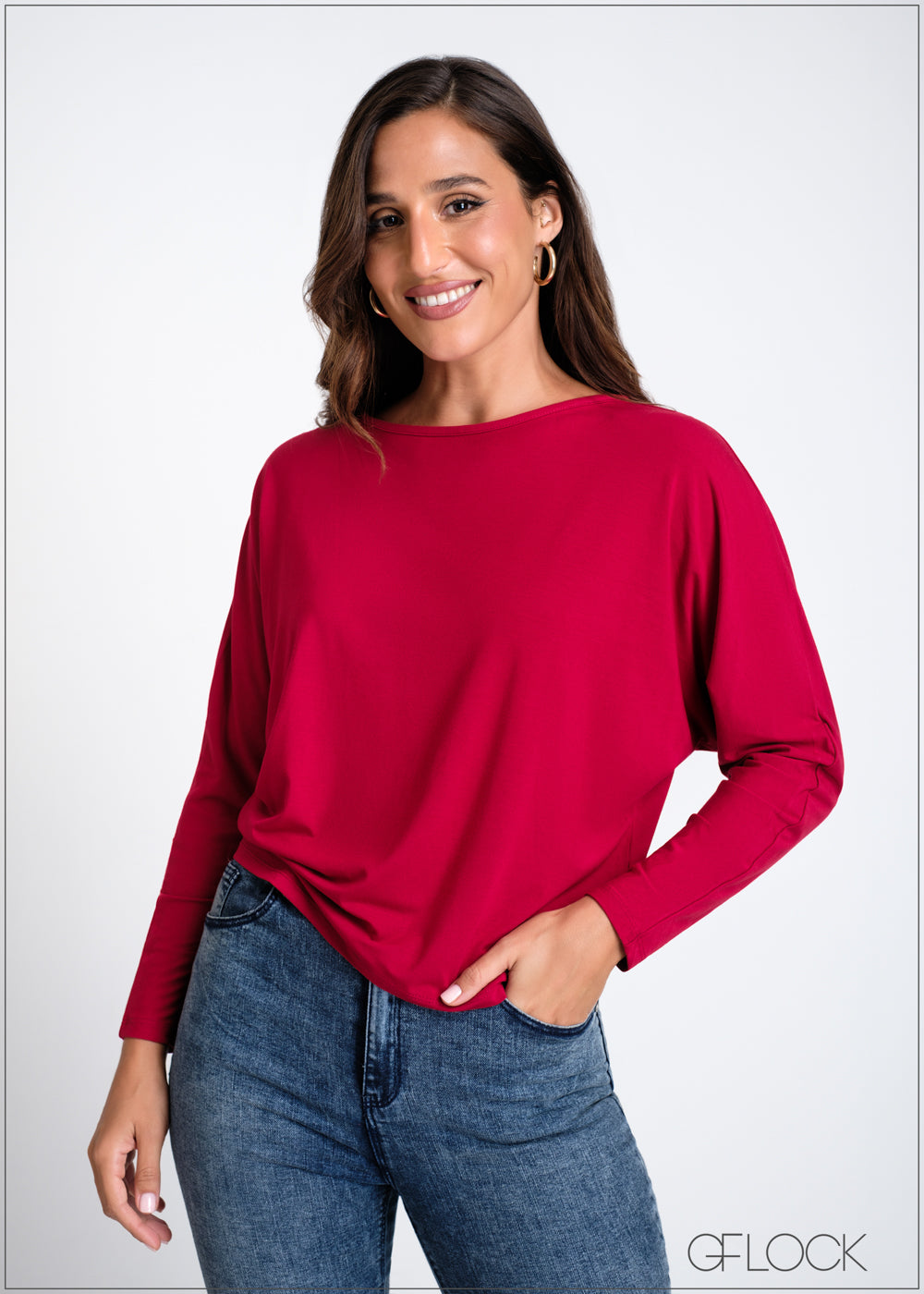 Dolman Sleeve Top - 030225