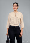 Top With Front Pockets - 260224
