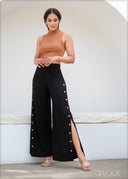 Snap Button Detail Pant - 171123