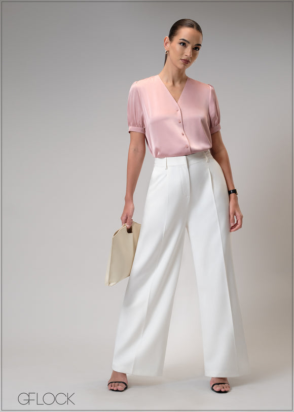 Puff Sleeve Top - 210725