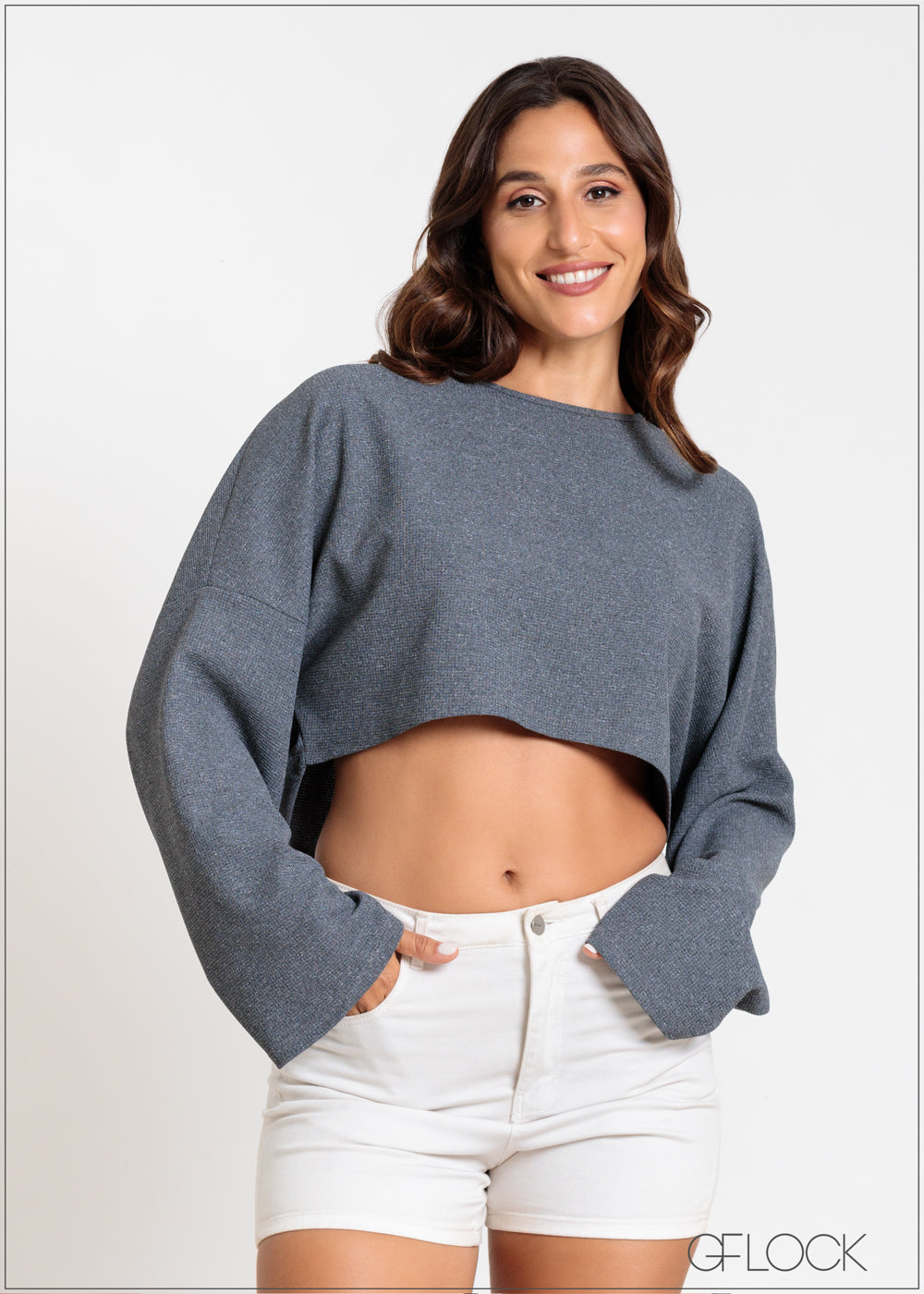 Long Sleeve Crop Top 041124